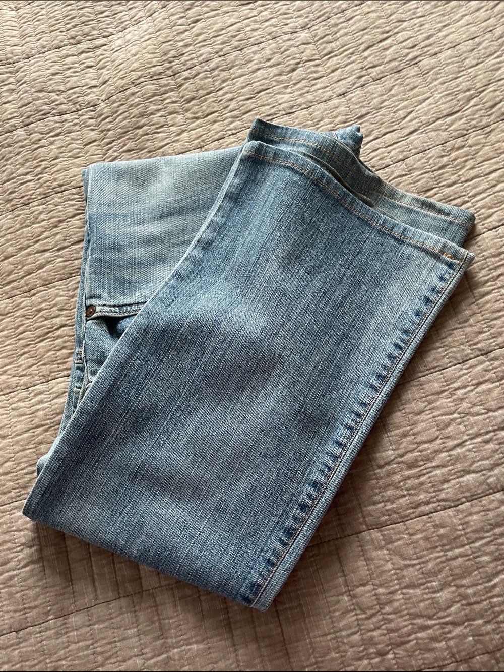 AG Adriano Goldschmied Light Blue Flare Jeans - Picture 9 of 9